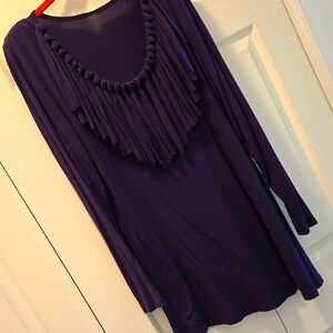 DG2 Purple Fringed Top